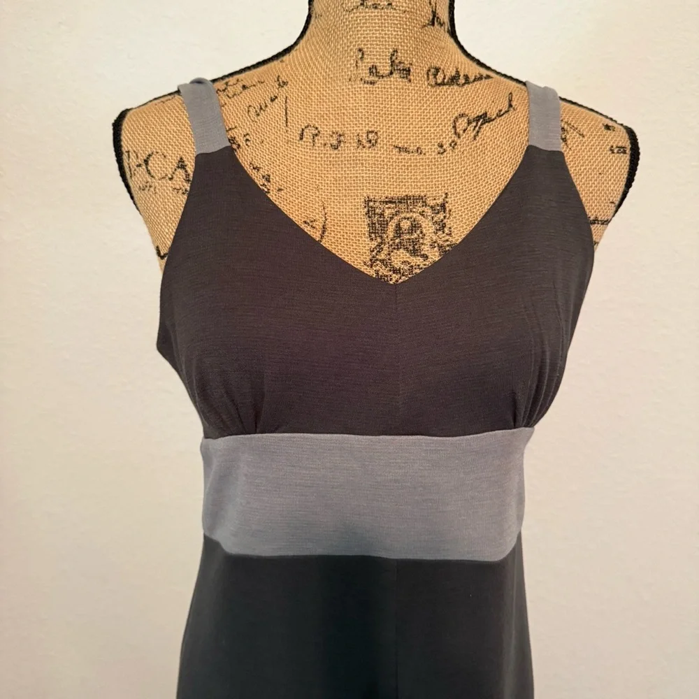 Kuhl Mountain Culture Prima Aerosoft Dress Dark Light Gray Soft Stretch Medium